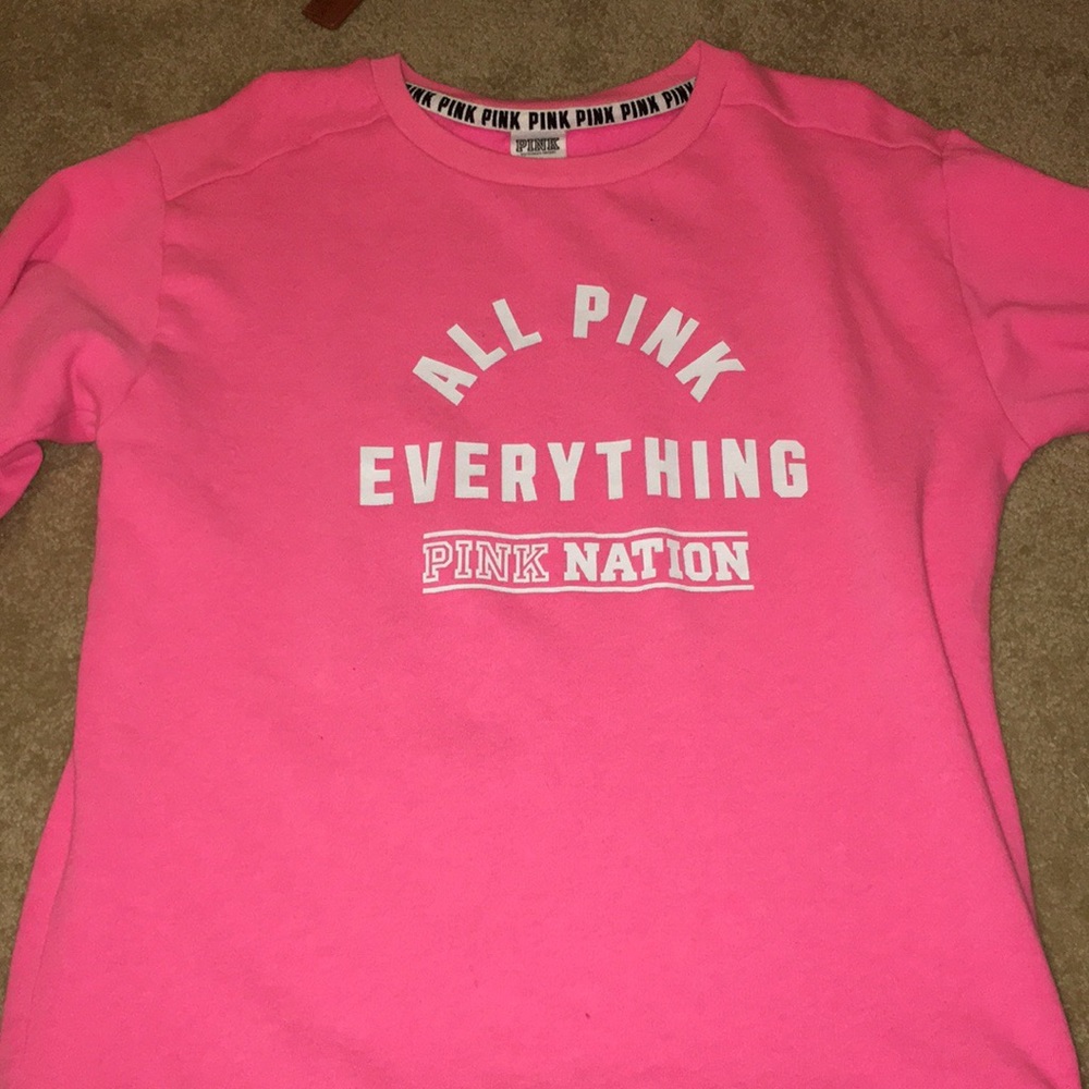 “All Pink Everything” long sleeve pink shirt